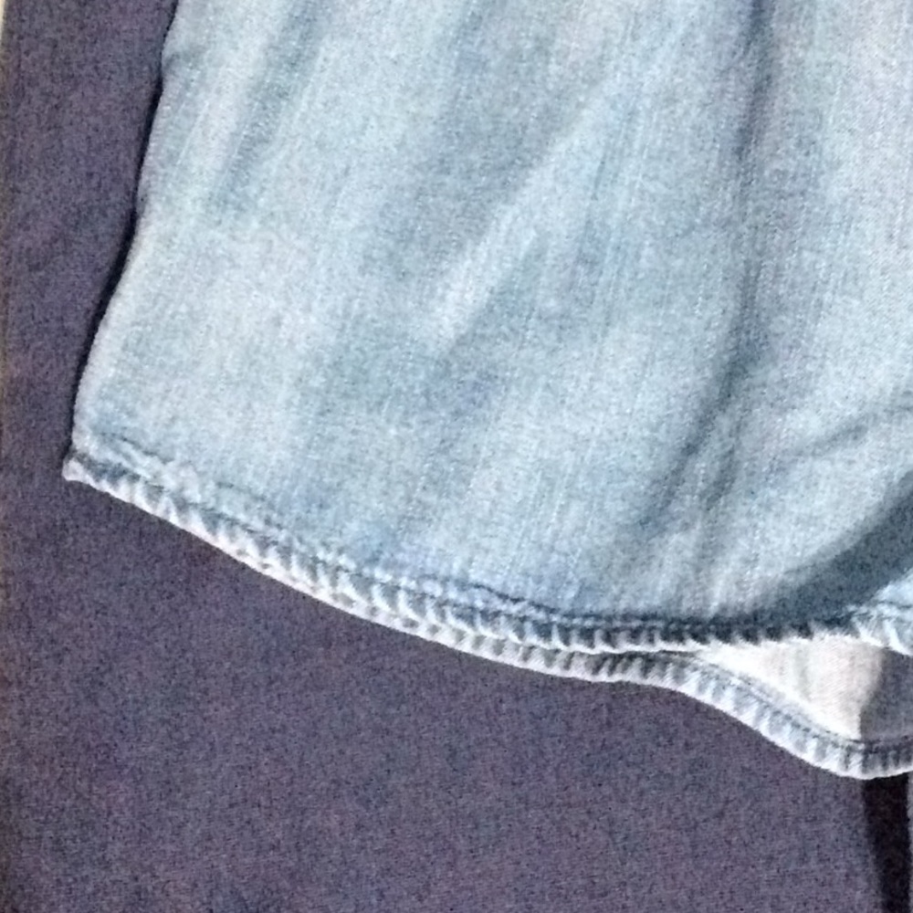 Altar’d State denim blue high waist shorts. Size s.    W106 - Picture 3 of 4
